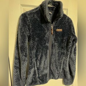 Columbia Fuzzy dark blue jacket, XS